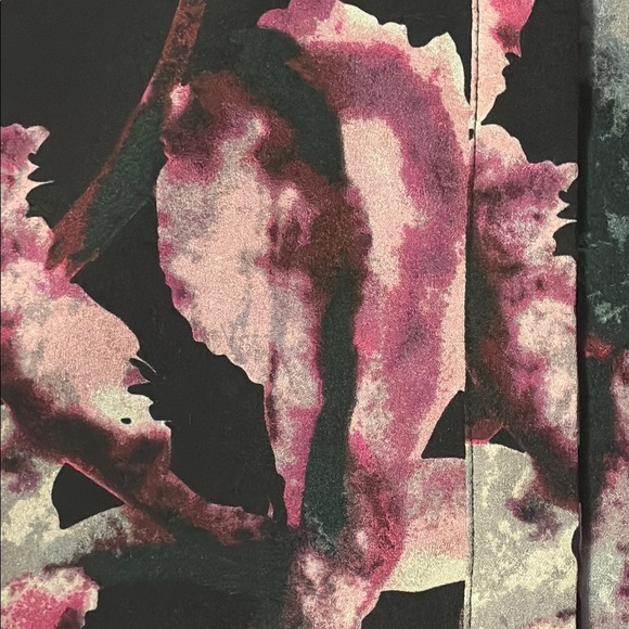 Ivanka Trump Black and Pink Floral Button Down Shirt, size small - Picture 5 of 7